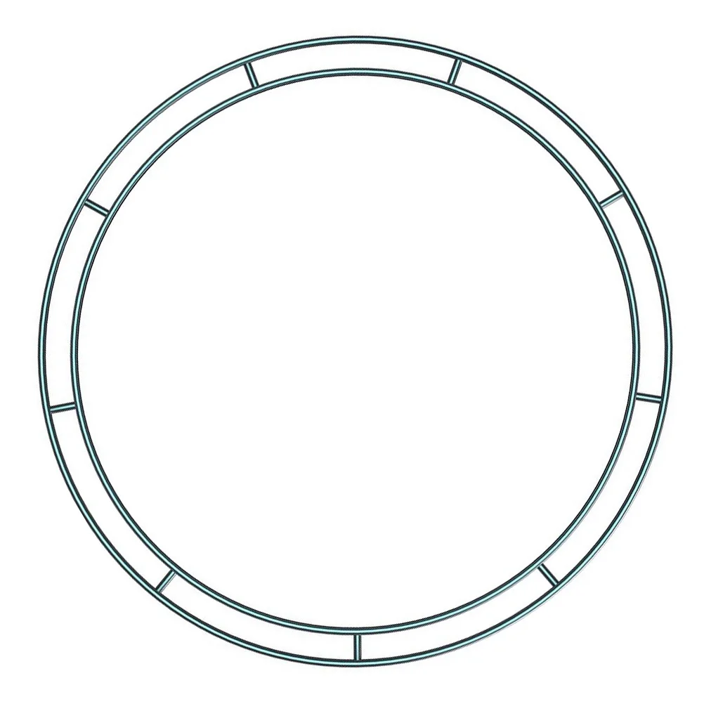 

1Pcs Christmas Wreath Frame Solid Iron Construction Reusable Craft Base for Holiday Decorations DIY Garland Design Home Garden