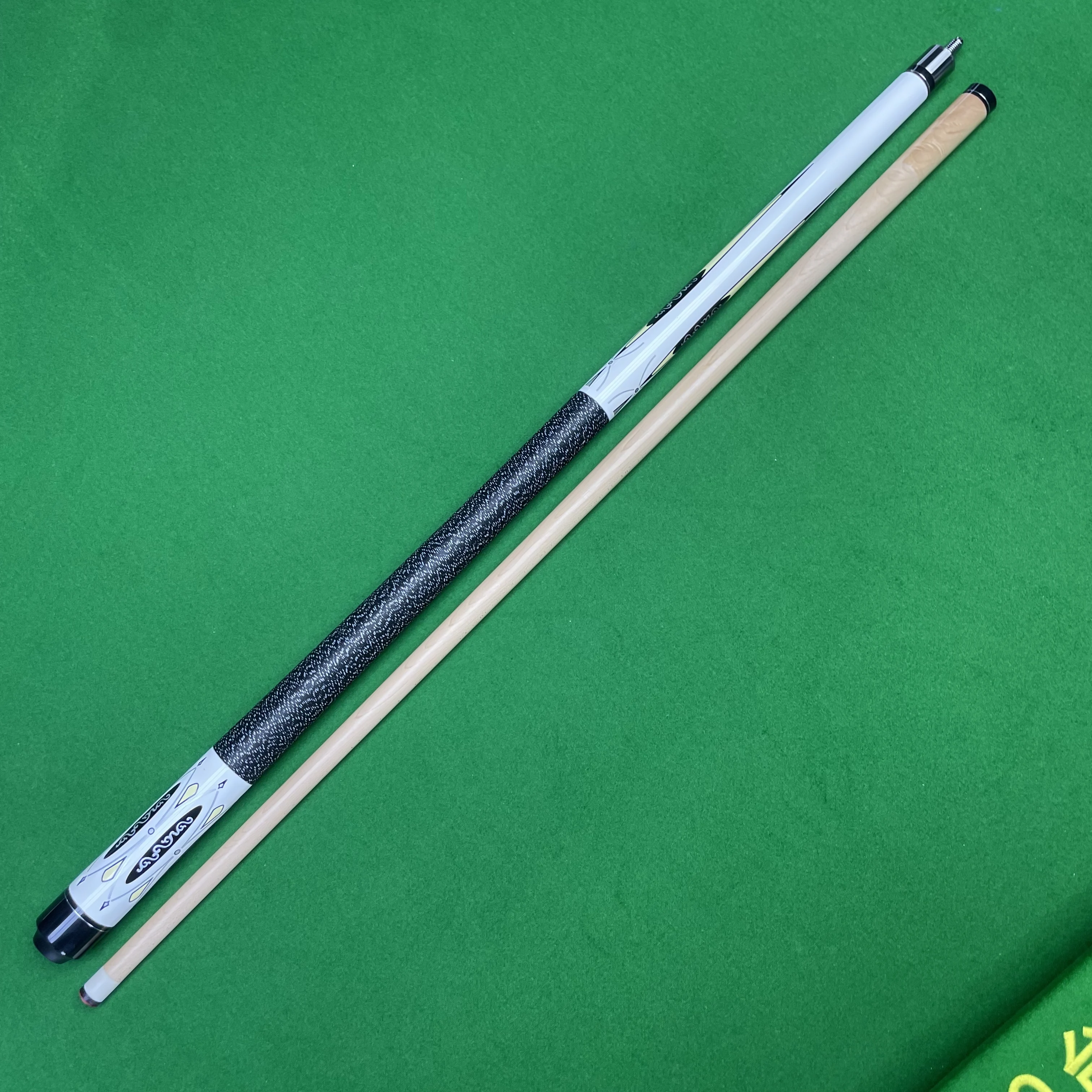 خشب القيقب تجمع جديلة 13 مللي متر تلميح خفيفة الوزن عالية الاستقرار تصميم سترة صفراء فريدة من نوعها ل تسعة الكرة ، كاروم السنوكر 3 وسادة البلياردو #5