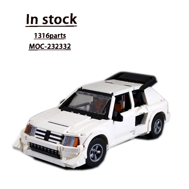 

MOC-232332 New Iconic Sports Car Racing Building Blocks Model 1316PartsMOC Creative Boys Kids Birthday Building Blocks Toy Gifts