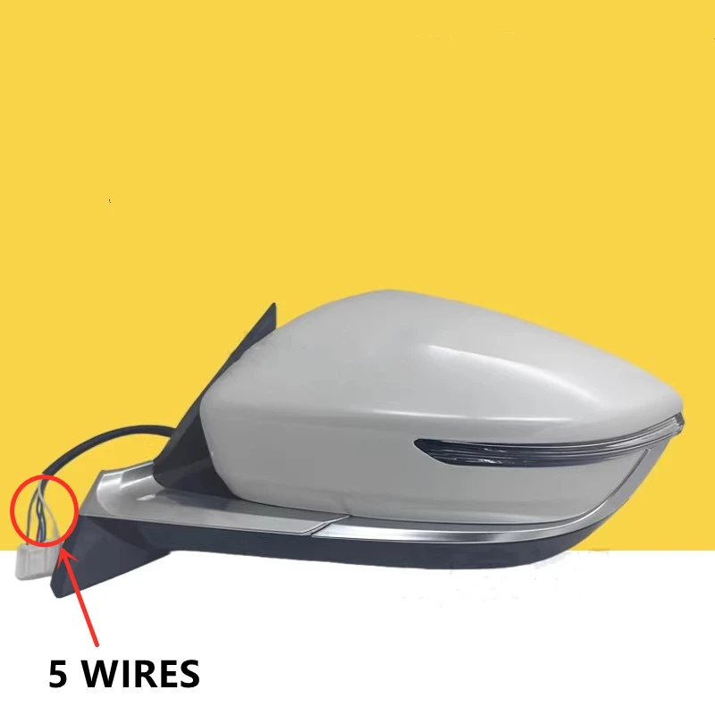 

Rearview Mirror Assembly for 20-22 JETOUR X70 PLUS (5 Wires+Manual Folding+White Color)