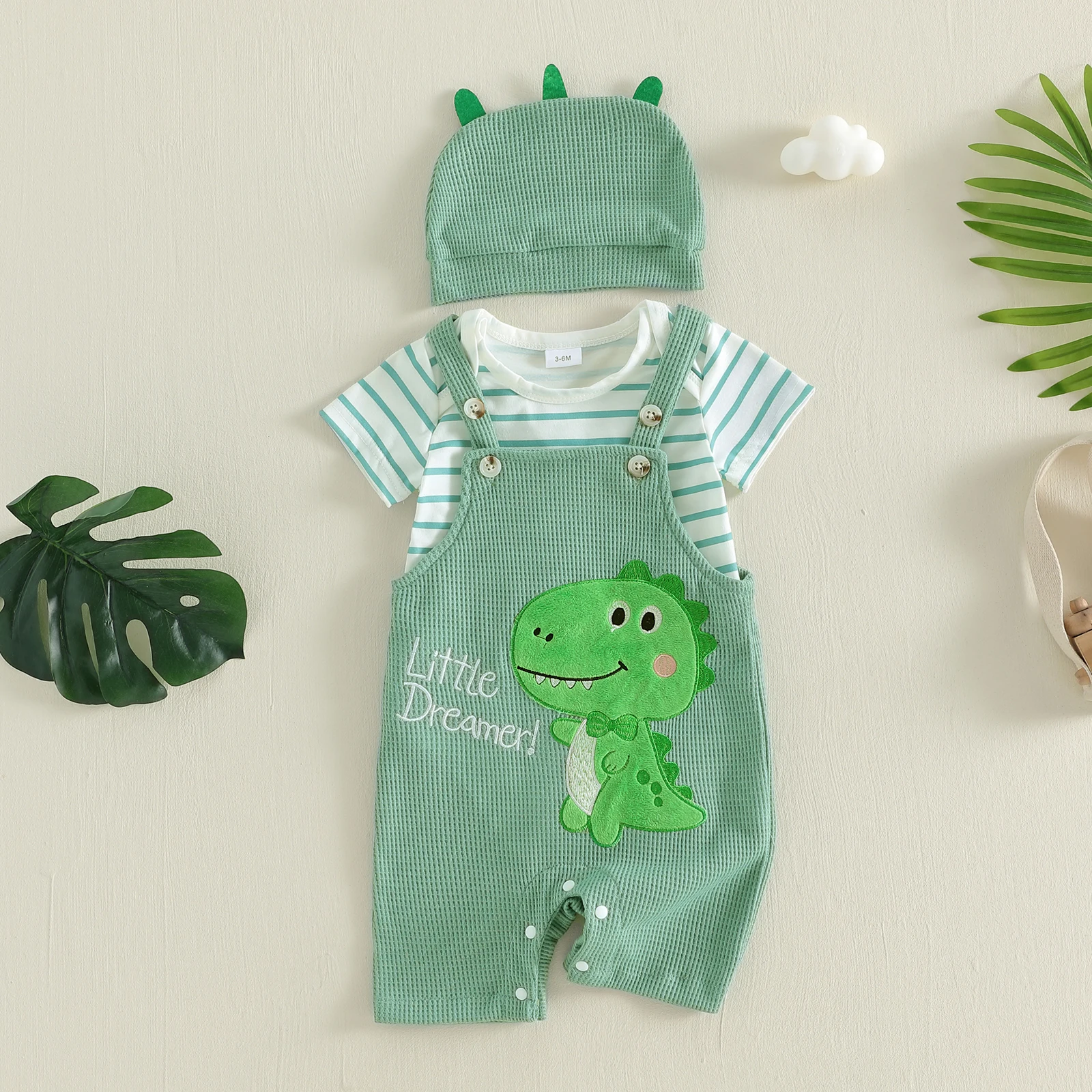 Striped Cartoon Baby Set 2
