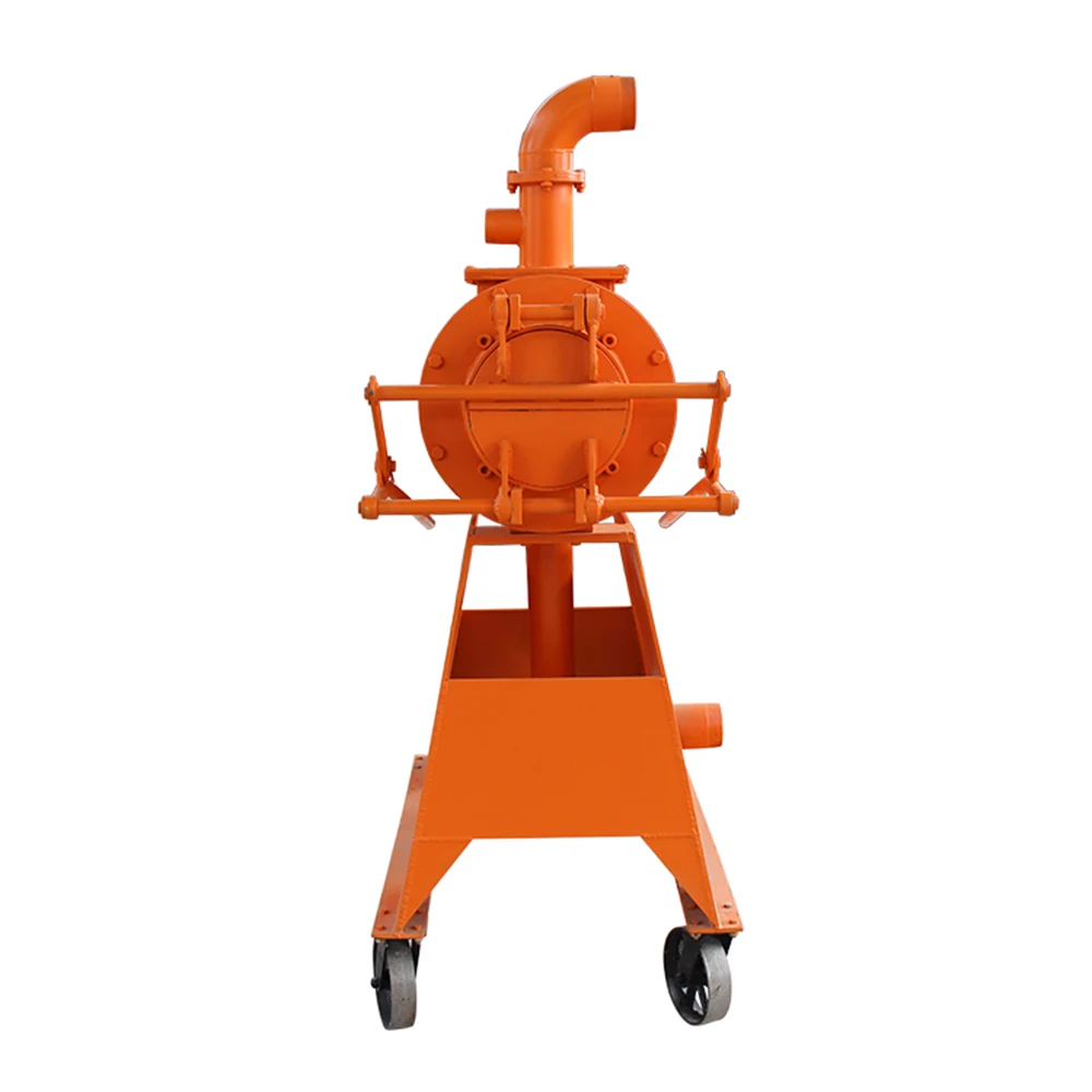 Spiral press type cow manure organic fertilizer processing machine