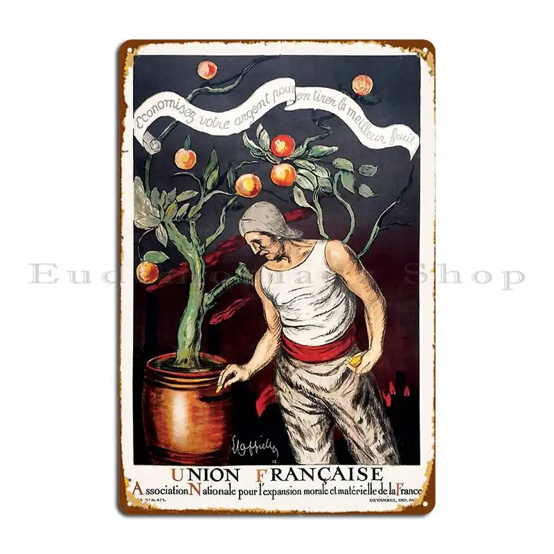 Металлический плакат Leonetto Cappiello Union франчеса, дизайн кинотеатра, настенная пещера, индивидуальный жестяной плакат