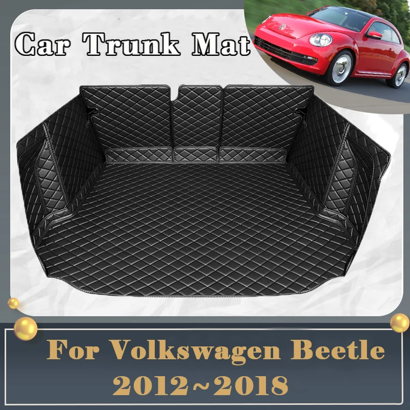 

Коврик для багажника автомобиля VW Volkswagen Beetle клюшка A5 2012 ~ 2018 грязеотталкивающий коврик для багажника задний грузовой поднос автомобильные аксессуары