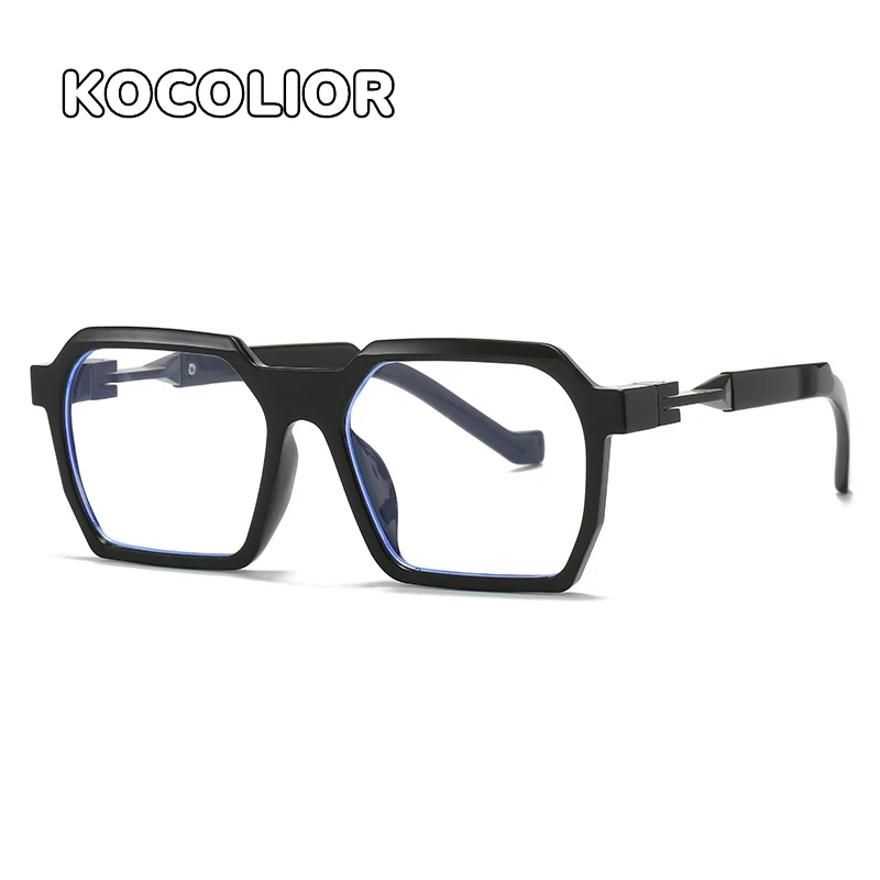 KOCOLIOR New Large Frame Anti Blue Light Reading Glasses for Men Retro Personalized Design Presbyopia Glasses +2.0 +2.75 +3.25