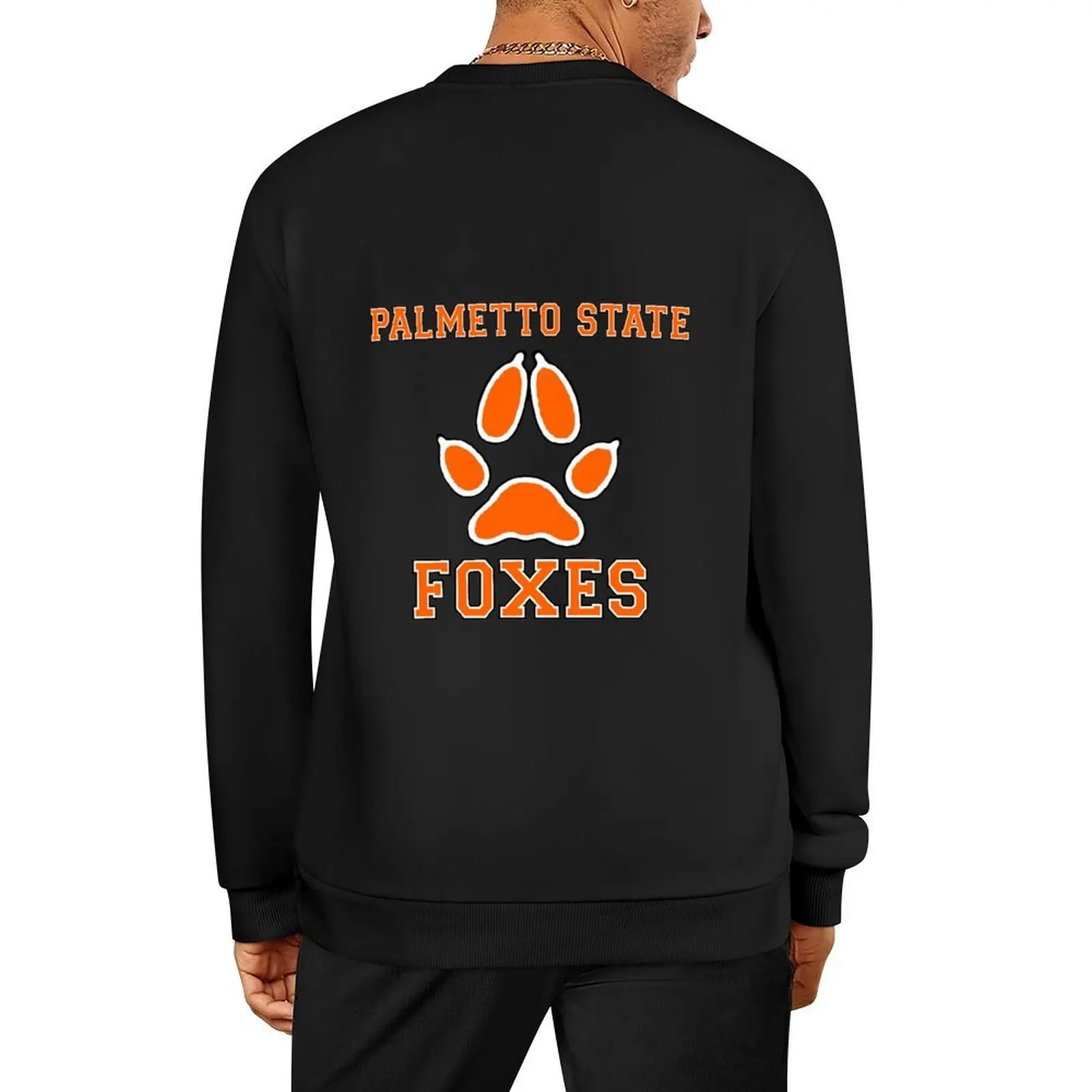 

Palmetto State Foxes Paw Print Pullover anime clothes men's clothing fashion men men's clothes hooded sweatshirt for men