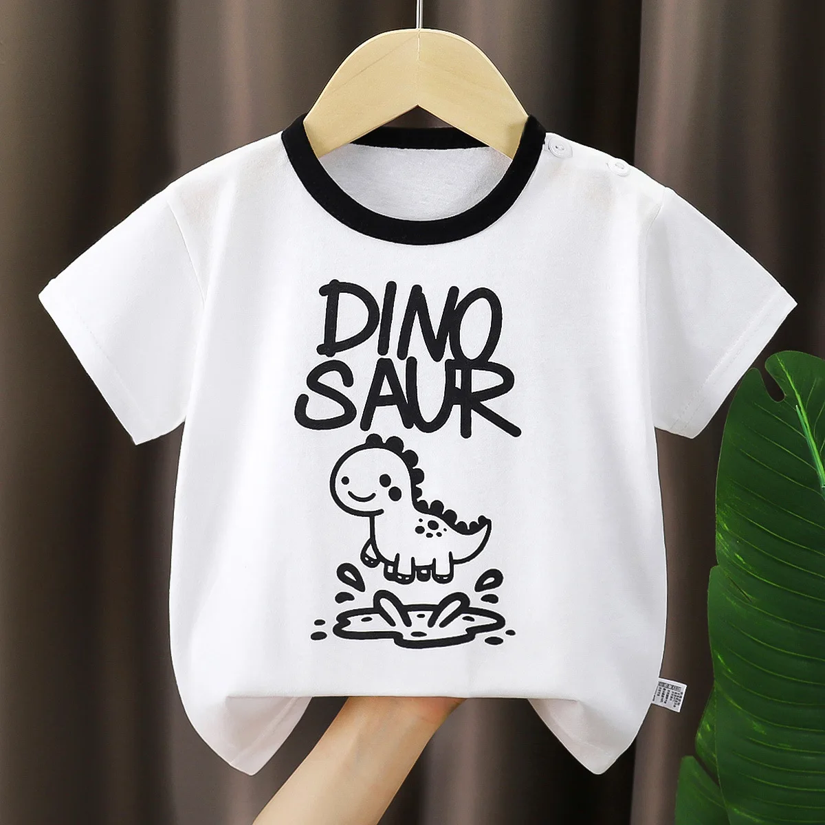 Children's short-sleeved t-shirt pure cotton class a summer new boys baby girls cotton clothes2026 children's clothing