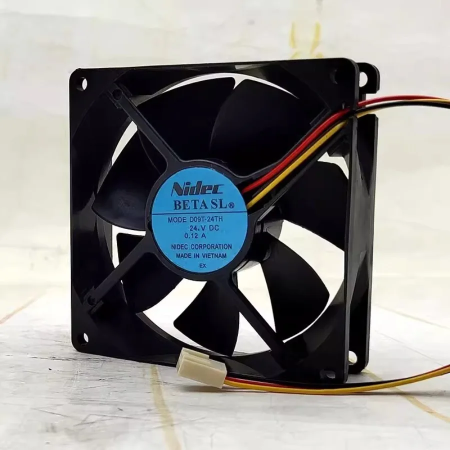 

Вентилятор охлаждения инвертора Nidec D09T-24TH 9025 DC24V 0.12A 9CM 3-контактный