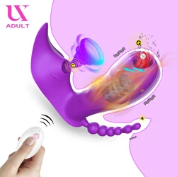 Wireless Remote Control Clit Sucker Vibrator Female Bluetooth APP Clitoris Stimulator Vibrating Dildo Sex Toy for Women Couples