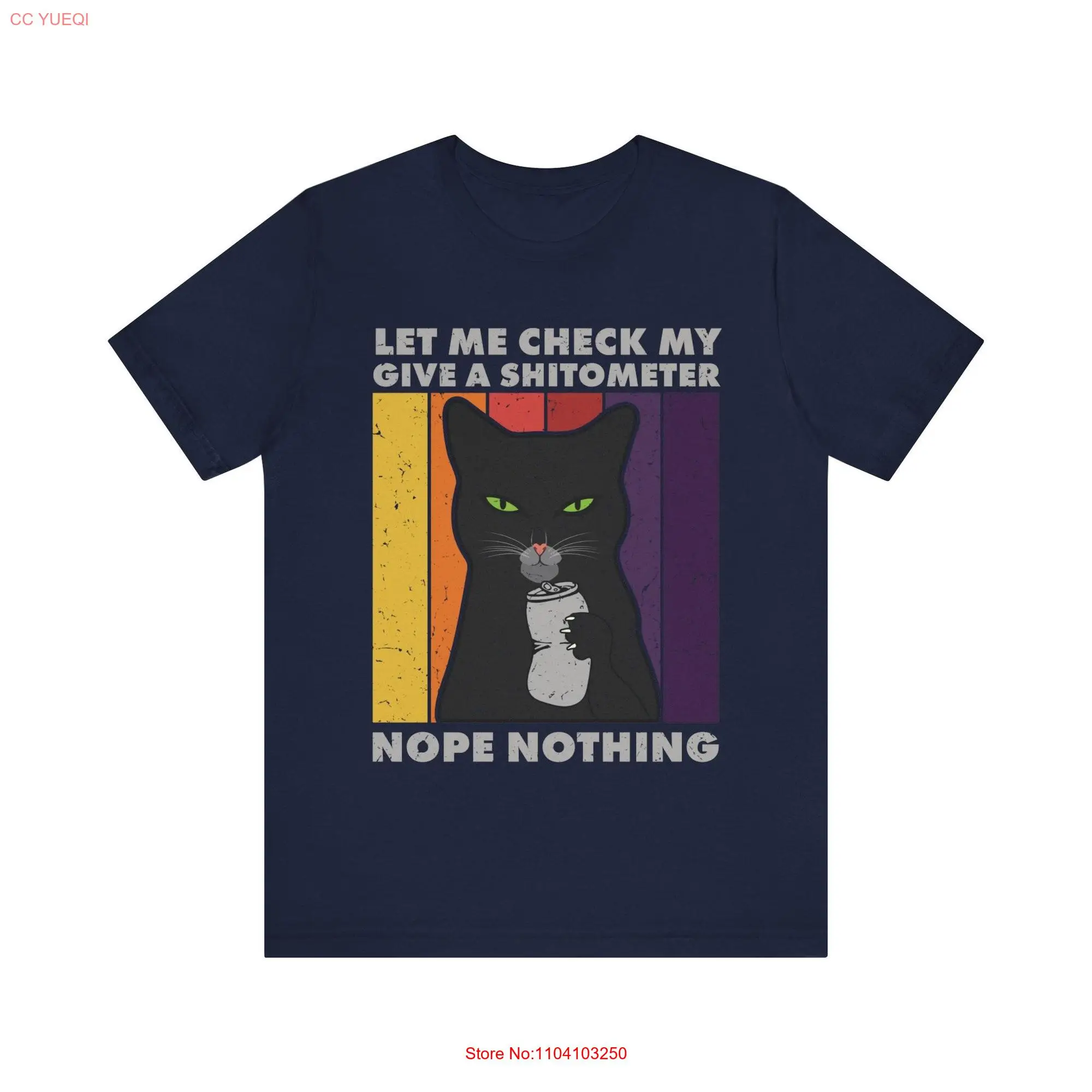 Let Me Check My Give a Shitometer T Shirt Sarcastic Humor Funny Indifference Cotton Apparel for the Unbothered