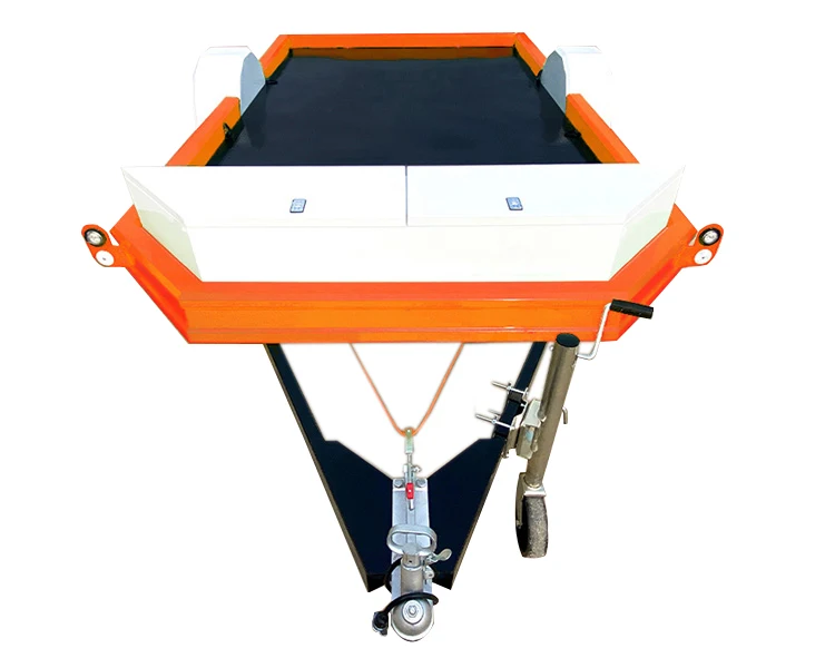 Single Motorcycle Trailer Easy Transport & Storage Towable Carrier