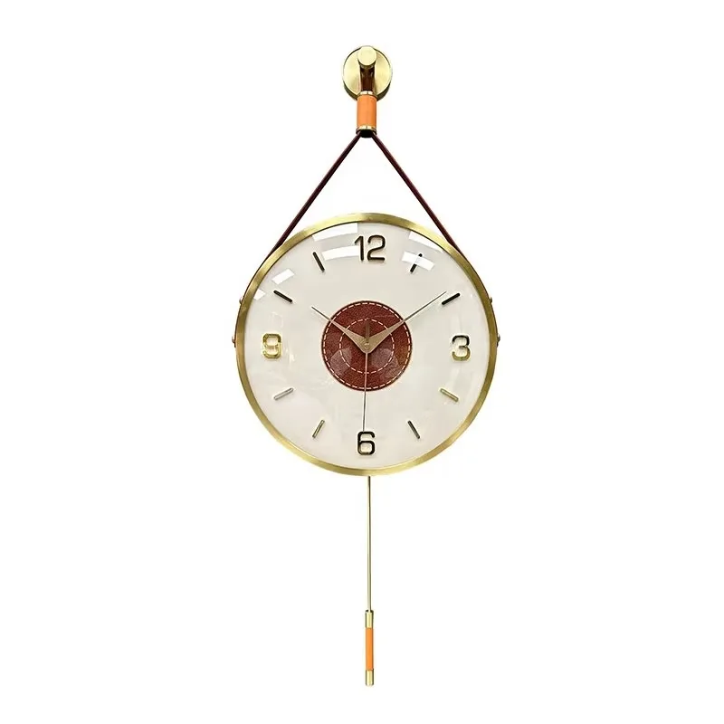 Interior Design Home Decoration 3D Fashion Wall Clock Conference Room New Light Luxury Wall Clock