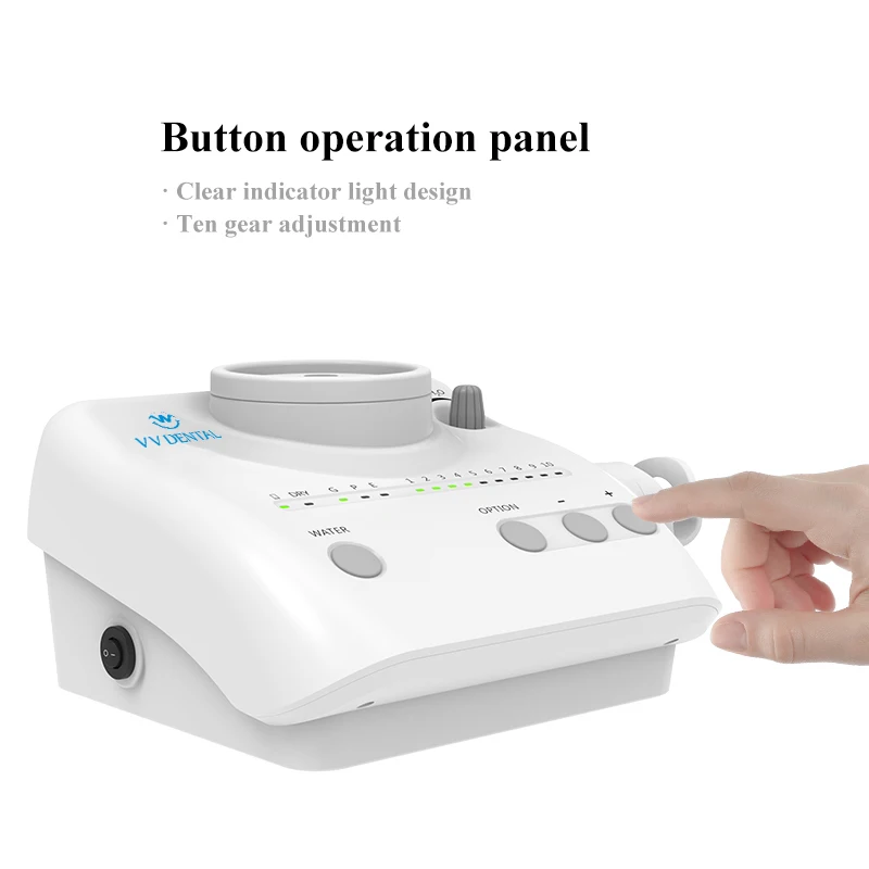 VVDental Dental Wireless Control Ultrasonic Scaler with Detachable Handpiece Auto Water Supply Tooth Cleaner