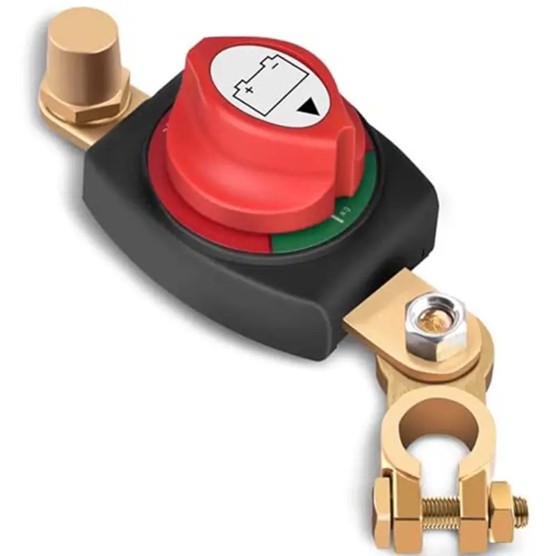 Leading-Edge-Aquatic Compatible Waterproof Battery Disconnect Switch Ideal For Use In For Rvs And Boats Supports 12/48 Volts