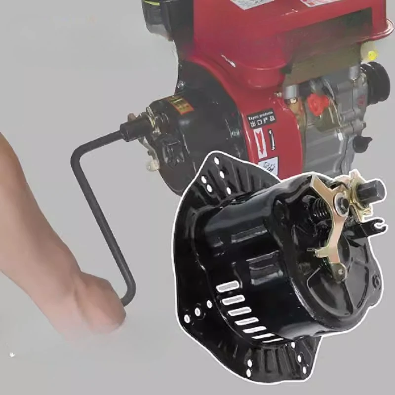 Diesel Engine Universal Pull-Free Starter Micro Tillage Starter Generator  Hand Crank