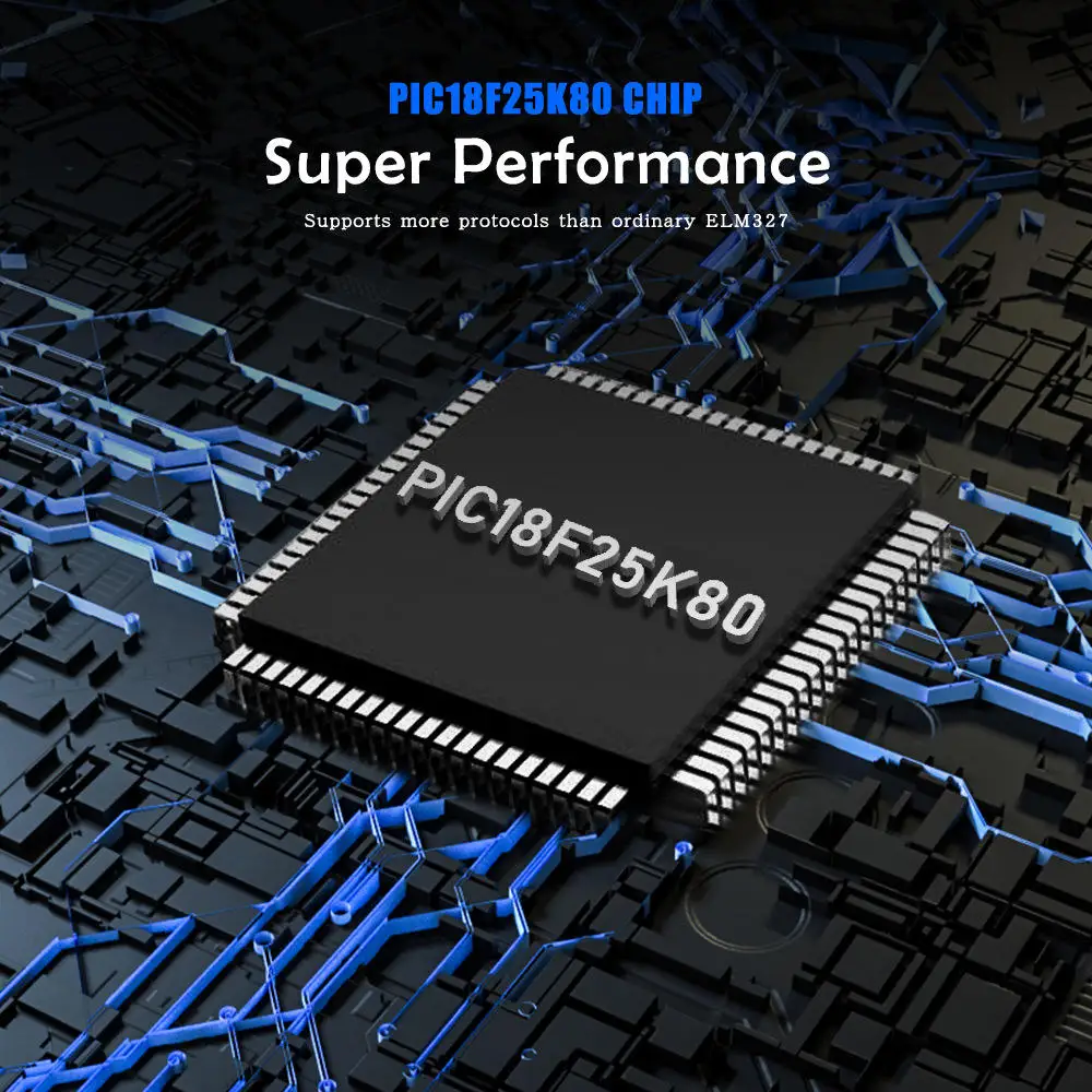 2Layer Hardware V1.5 Chip PIC18F25K80 ELM327 Bluetooth V1.5 Auto Code Reader Super MINI ELM 327 Works Android Symbian Double PCB