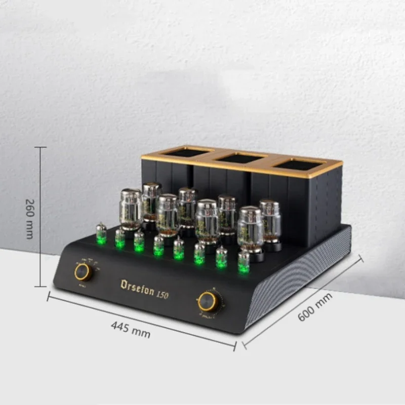 M-075 Bile Machine Amplifier Clone Mcintosh MC150 KT88 Vacuum Tube HIFI Super Power Bile Machine Single Side 150W Pushable ATC