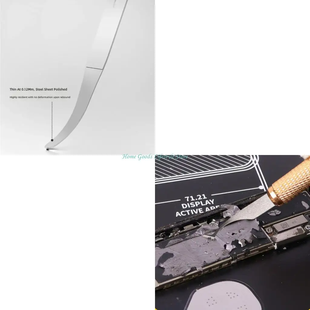 E74E Compact Stainless Steel Scraping Tool For Removing Phone Battery And Screen