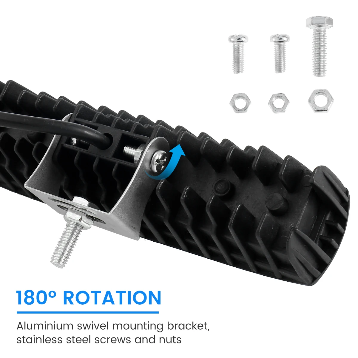 1/2/4 قطعة LED شريط إضاءة العمل شكل ضوء بار 6000K الفيضانات بقعة الأبيض قبالة الطريق رئيس ضوء السيارة IP67 قطع غيار السيارات لمشاهد متعددة #3