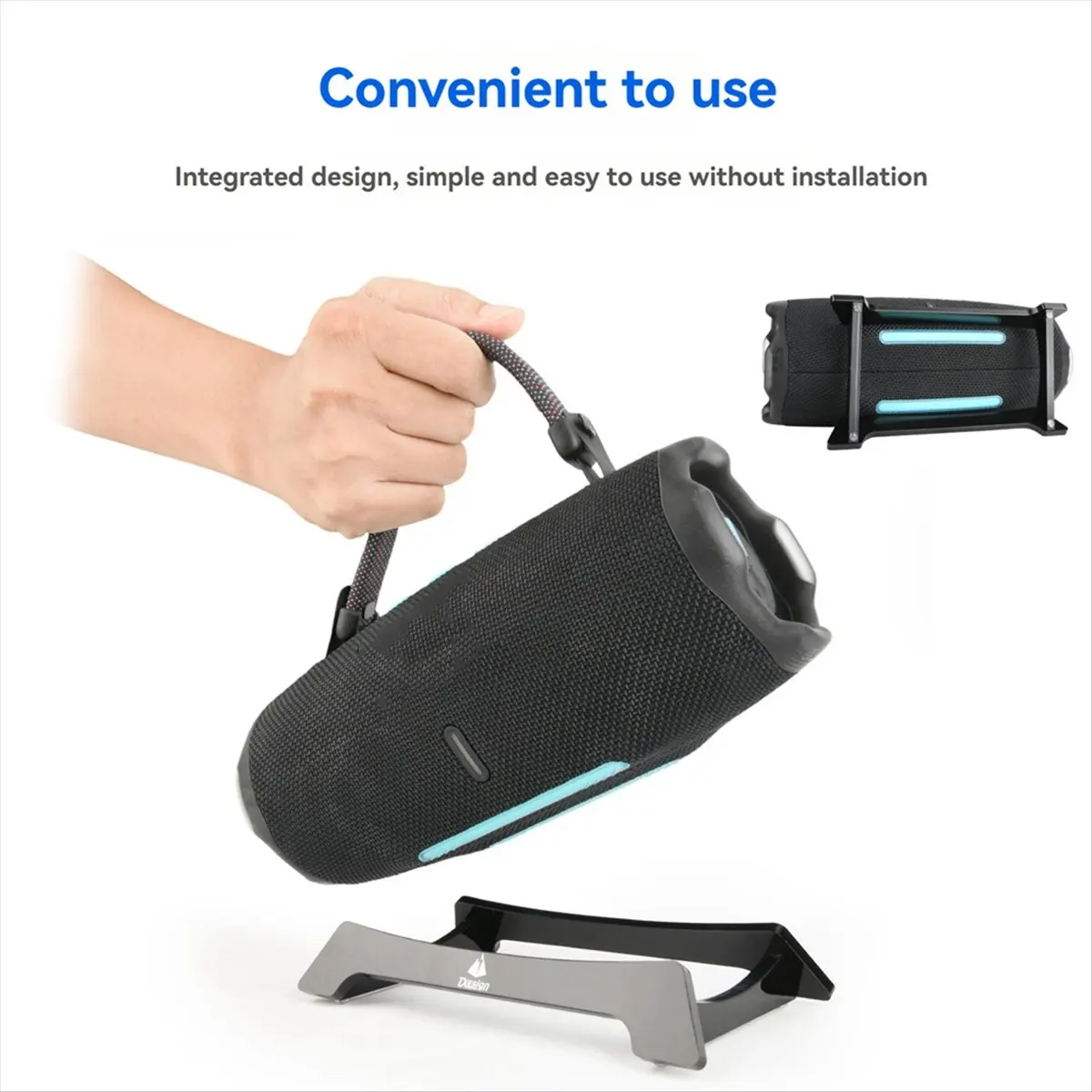 A10I  Acrylic Desktop Speaker Bracket for Charge 5 for Charge 6 Stand Speaker Holder Base Support Frame Rack A