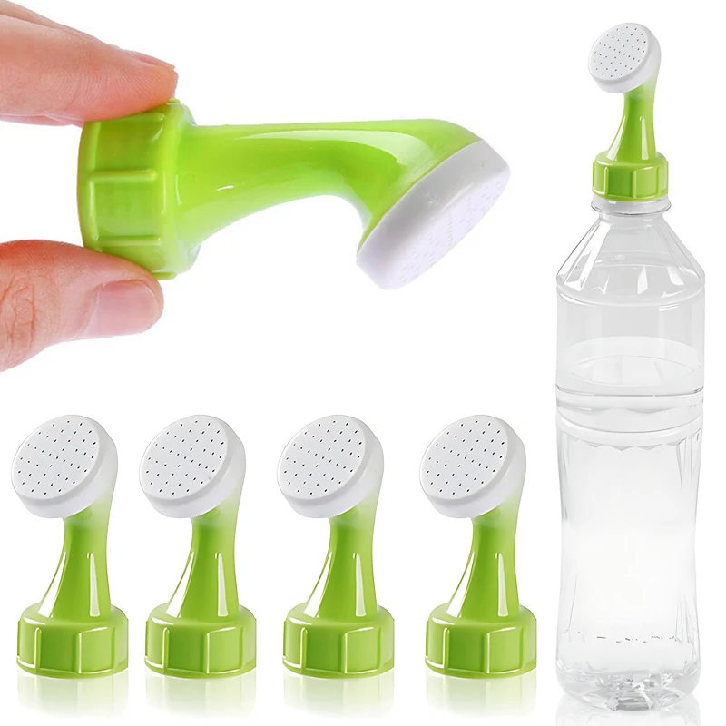 1/10pcs Bottle Cap Sprinkler Waterer Head Plastic Garden Spray Nozzle Plant Watering Tool Indoor Outdoor Use Potted Irrigation