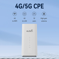 300Mbps CPE 4G LTE WiFi Router 3 RJ45 with SIM Card Slot Wide Coverage Internal Antenna Modem for Indoor Outdoor 4G WiFi Router