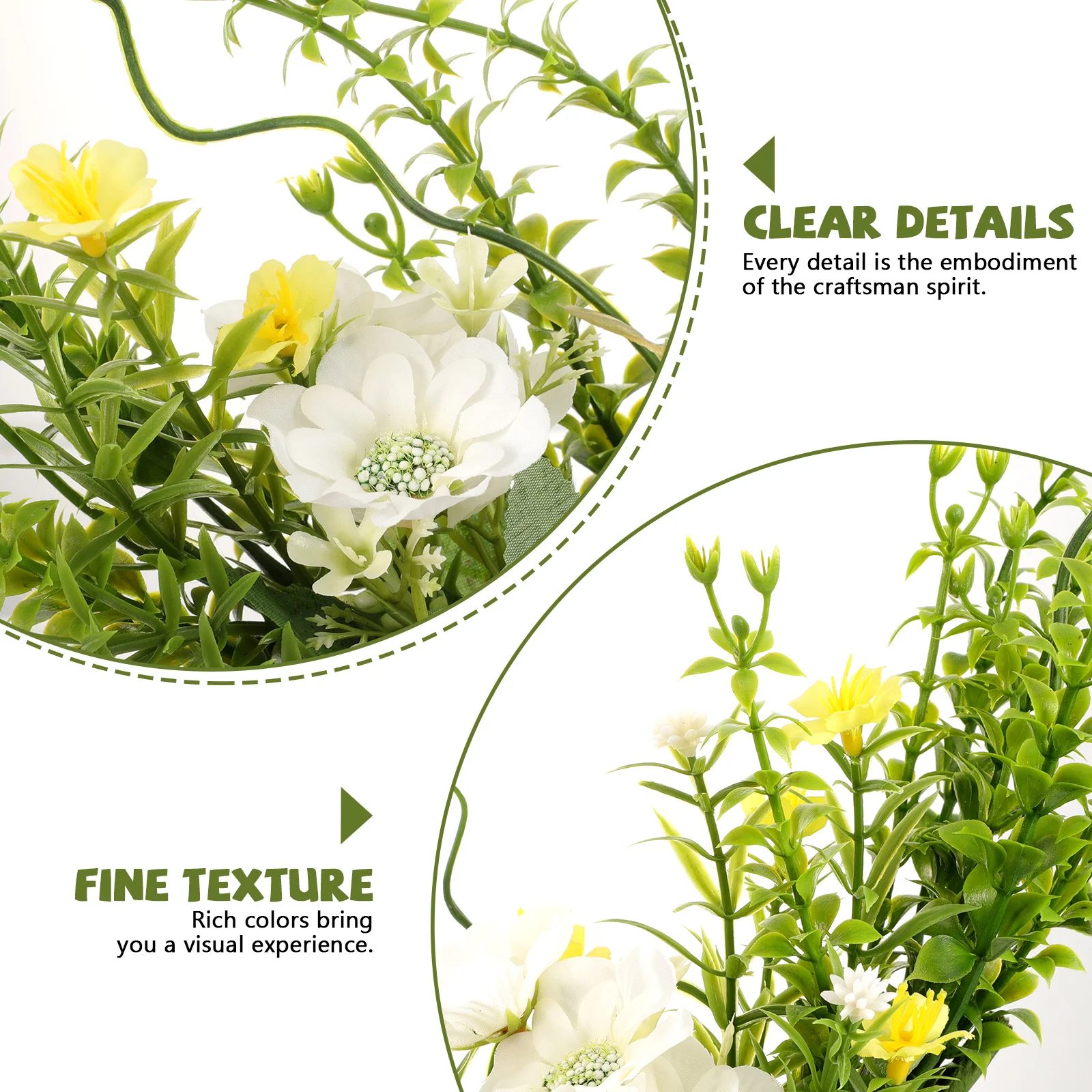

Faux Flowers nament Wedding Household Home Flower Decor Arch Wreath Delicate Arch Flower Artificial Home Decor