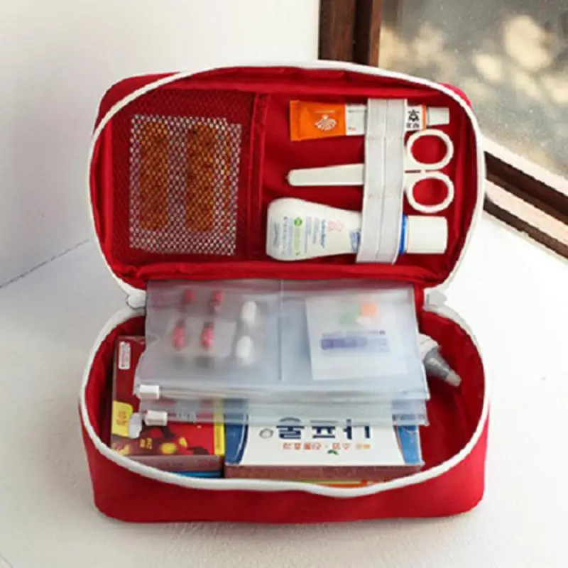 

Auto First Aid Kit Emergency Survival Bag Handbag Durable Trauma Bag Compact Rescue Tote Bag Portable Medicine Storage Bag