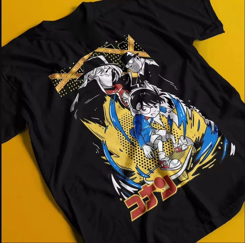 Camiseta de Detective Conan 2026, Camiseta de Hikari, Camiseta de Absinthe Silver Blaze, Anime