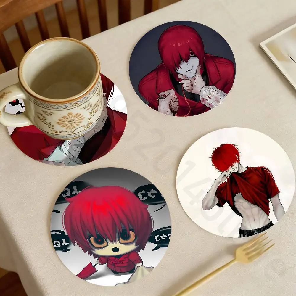 

Game Homicipher Wooden Cup Coaster Tea Coffee Beverage Colour Printing Cup Mat Home Restaurant Decorations