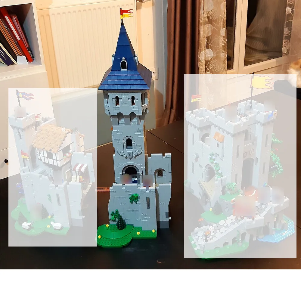 

MOC-130733 1845 Parts Donjon with Library, Chapel Extension for Set 10305 Castle
