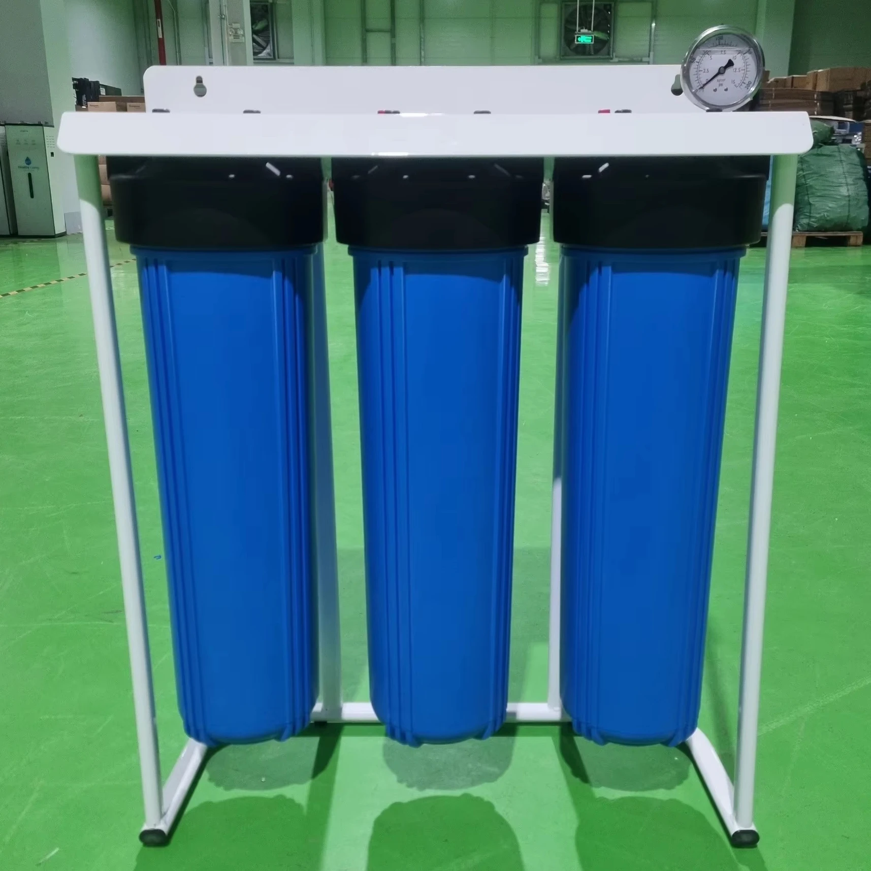 Cheapest 3-stage Jumbo 20'' Device Water Purifying PP-CTO-PP For Pre Filtration With Copper Thread For House Restaurant