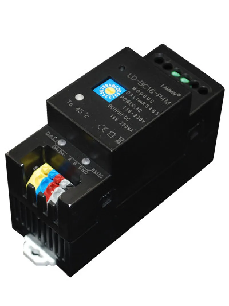 DALI to RS485 gateway Modbus to DALI support DT6 DT8 built-in bus power supply