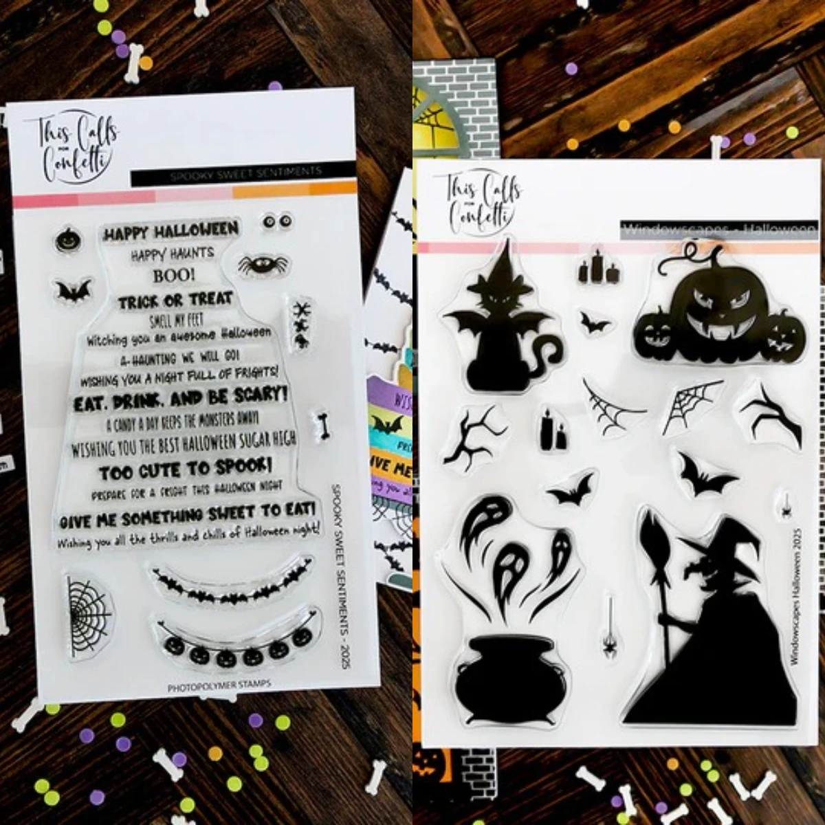 2025 New This Calls For Confetti Candy Bucket Stamps For DIY Scrapbooking Crafts Maker Photo Album Template Handmade Decoration