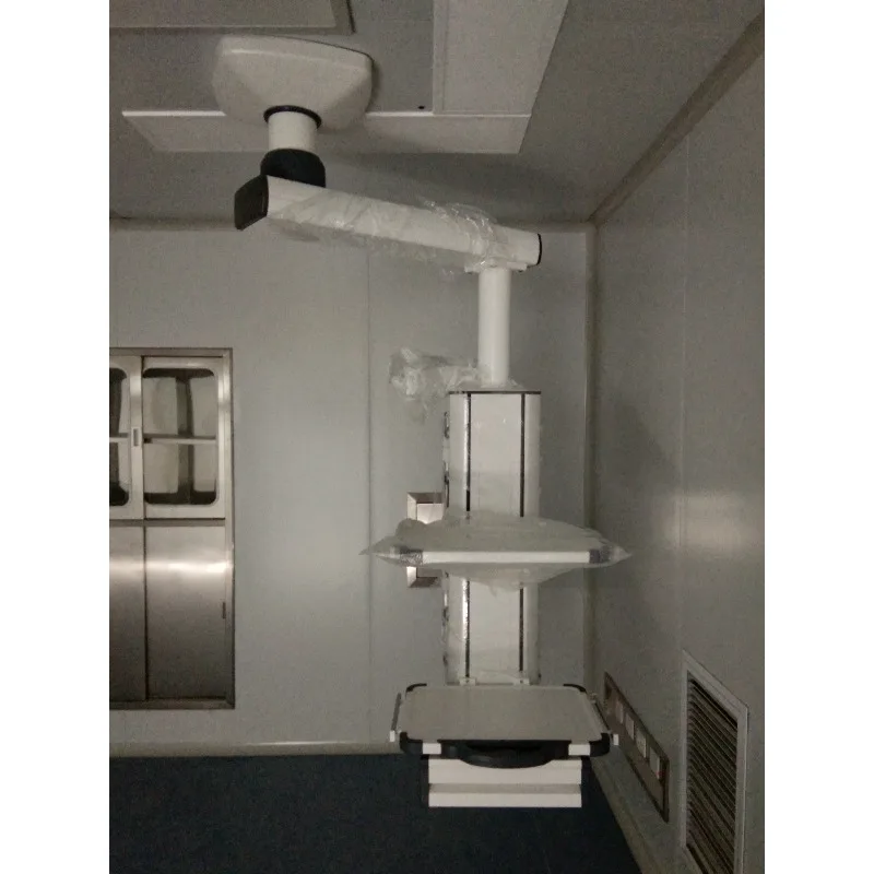 Customizable Dry-Wet Separation Single Arm Medical Pendant, ICU Suspension Tower with Integrated Gas and Power Outlets