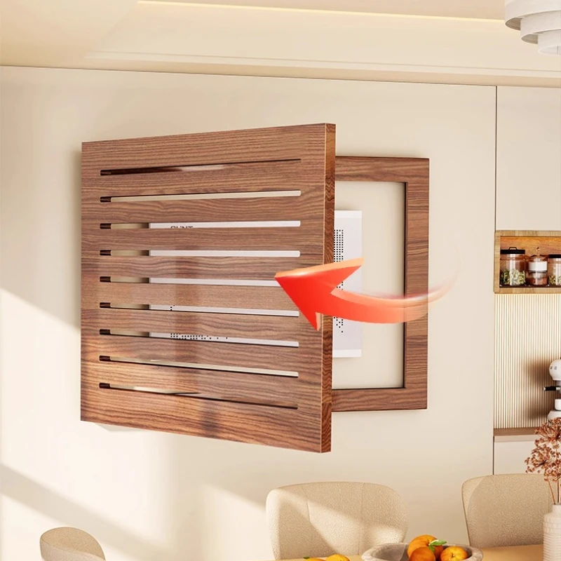 Simple Electric Meter Box Cover Living Room Wall Decorative Painting Wood Network Cable Box Cover Fiber Optic Multimedia Box