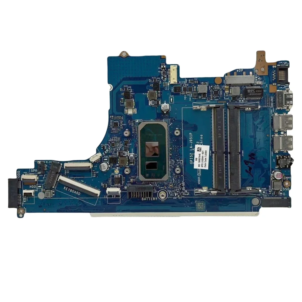LA-J951P For HP 250 G7 Laptop Motherboard Notebook Mainboard Accessories With I5-1035G1 Tested 100% Work