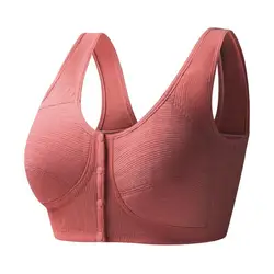 1 Piece Women's Bras Front Closure Wireless Comfort Bralette, Women's Lingerie & Underwear