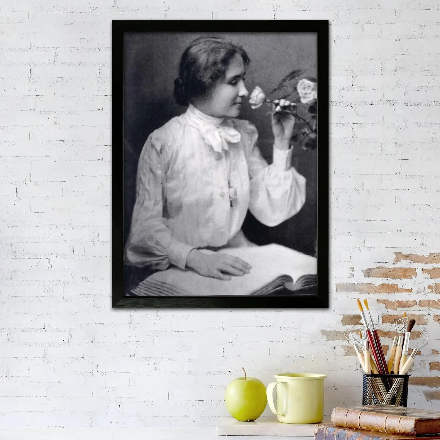 Helen Keller Canvas Art Poster and Wall Art, Picture Print, Modern Family Bedroom Decor, Posters,Decorative painting