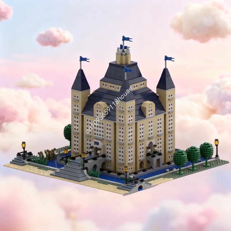 

2454pcs MOC Castle Heemstede Mini Version Model Building Blocks Christmas Gift Architecture Toy DIY Education Creative Idea