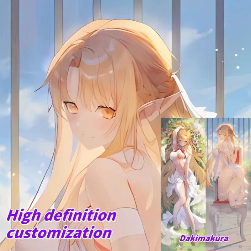 

Dakimakura Anime Sword Art Online Double-sided Print Of Life-size Body Pillowcase Gifts Can be Customized