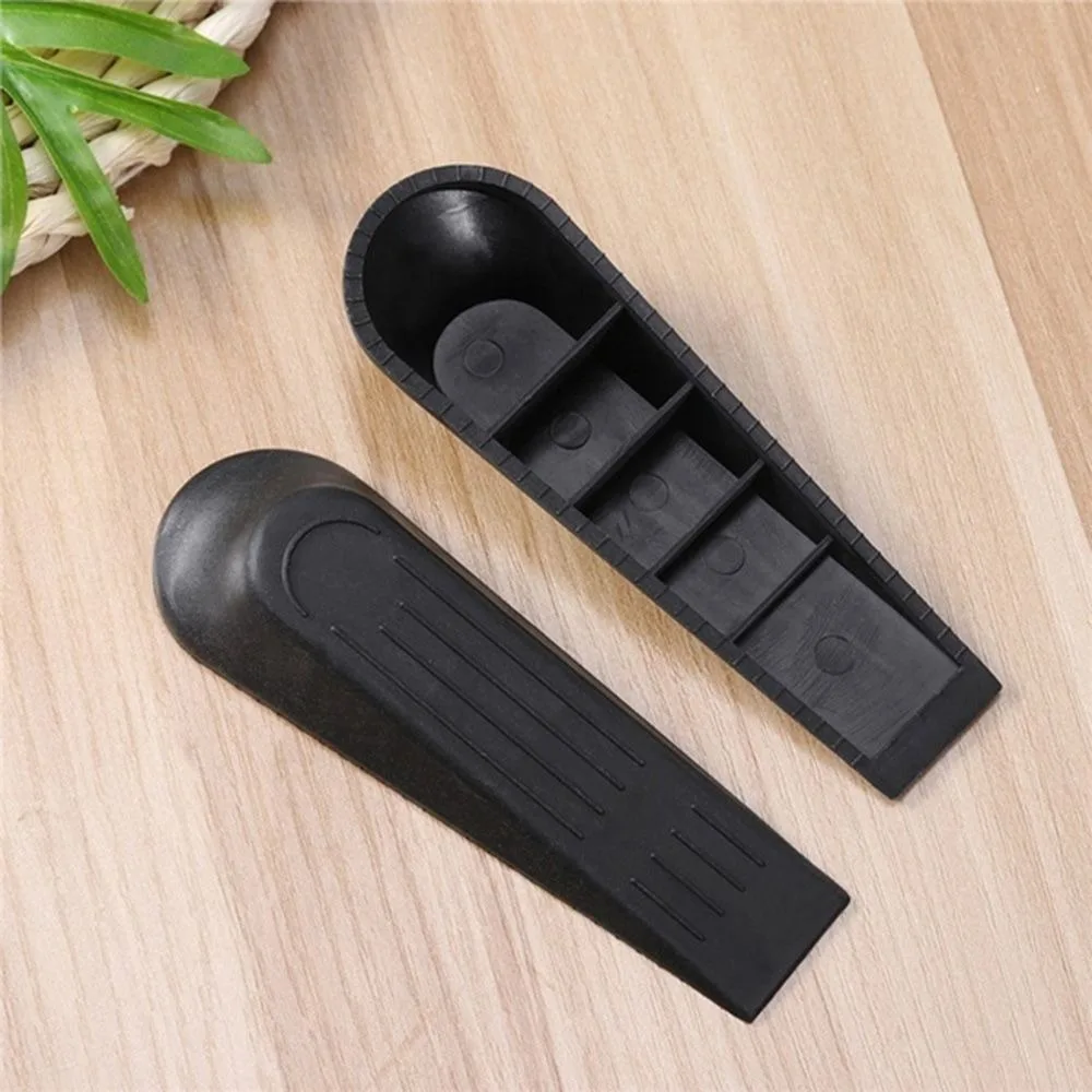5pcs Set Plastic Door Stop Stoppers Non-Slip Base Durable Heavy Duty Door Stopper Wedge Shape Buffers Door Holder Office Doors image 2