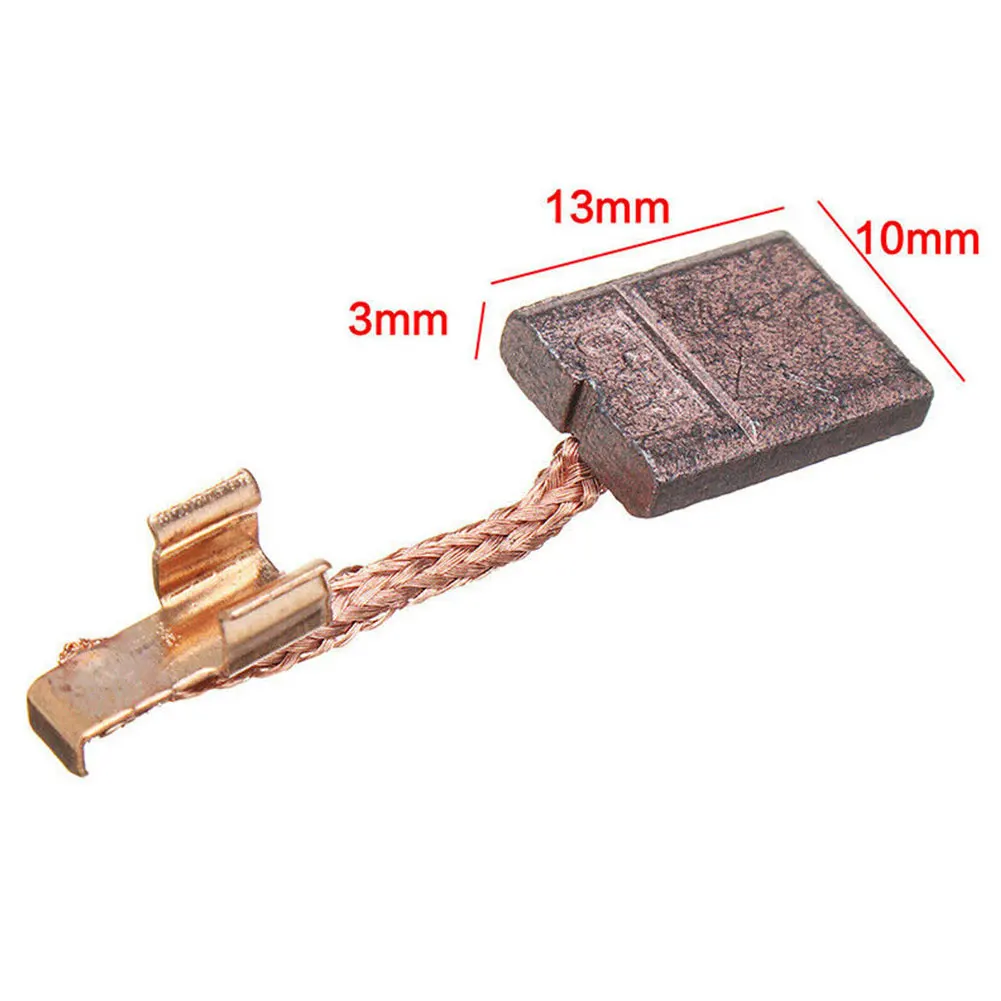 Juego de cepillos de carbono para Motor eléctrico, herramientas eléctricas de repuesto, amoladora angular de 13x10x3mm, 2/4 piezas, CB-440