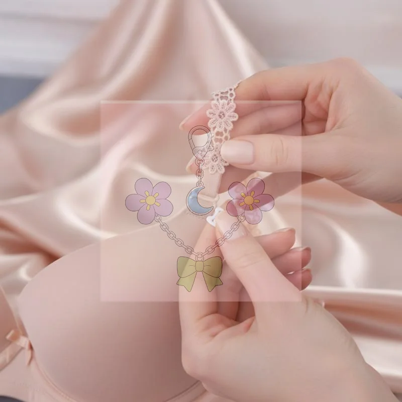 1Pair Women Flower Lace Adjust Bra Straps Shoulder Strap Lingerie Straps Lace Straps For Bra Invisibility Underwear Accessories