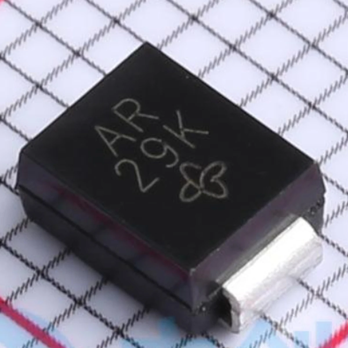 50PCS original,TVS diodes,Transient Suppressors,Bidirectional,8V,13.6V，44.1A, 600W. SMB (DO-214AA): SMBJ8.0CA-E3/52 Marking:AR