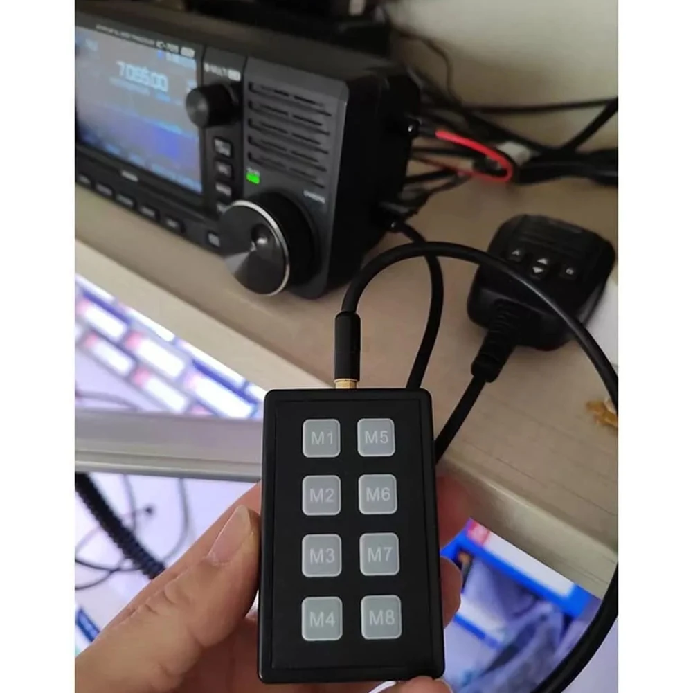 External Control Keypad With Data Cable For ICOM IC-705 IC-7300 IC-7610 IC-9700 Radio SSB CW RTTY Memory Shortcut Controller