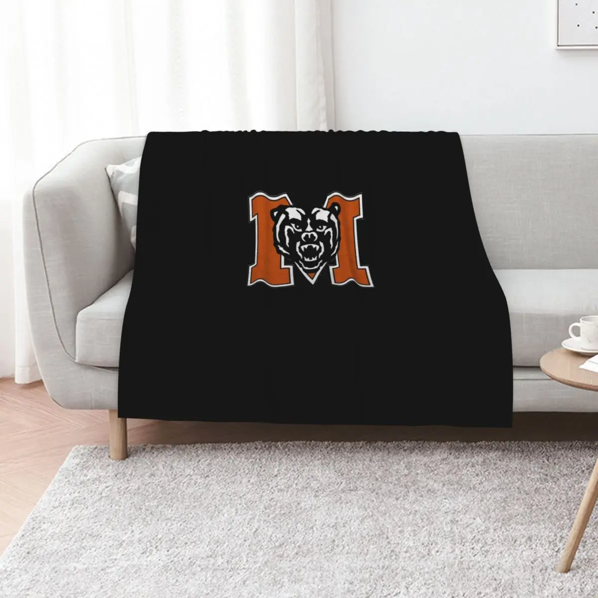 Mercer University Classic T-Shirt Throw Blanket Luxury Designer Plaid on the sofa warm winter Soft Plaid Quilt Hairy Blankets