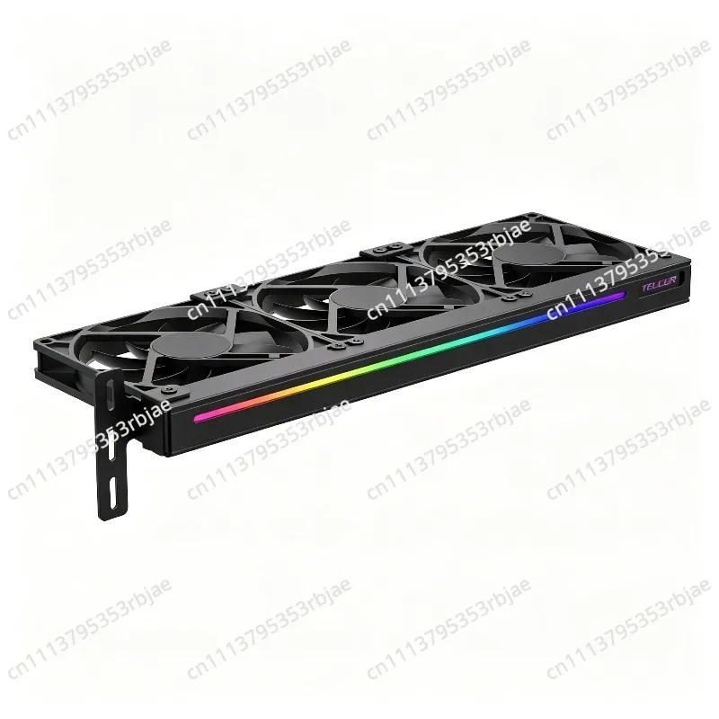 ARGB Universal Graphics Card Significant Other Side Blowing, Three Fan Graphics Card Radiator Backplane PCI