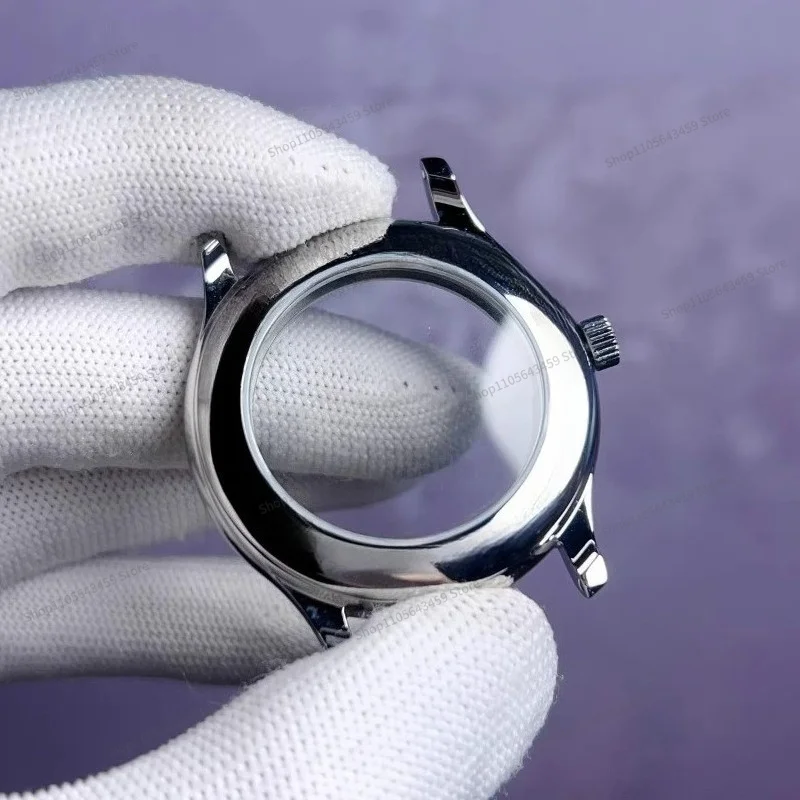 For Watch Accessories 628 Case, for 2824 2130 2892 Movement Case Full Set, Sapphire, Case Diameter 38.5mm Thickness 9.8mm