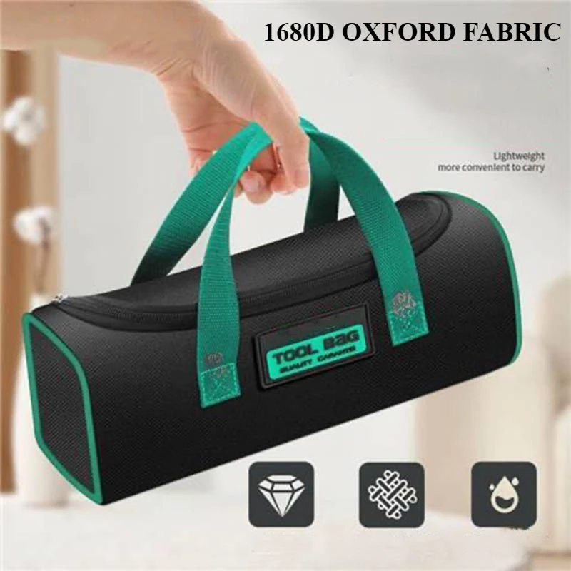 

Portable Electrician Tool Bag Multifunctional Oxford Thickened Woodworking Storage Screwdriver Kit Toolbag Hardware Handheld Bag